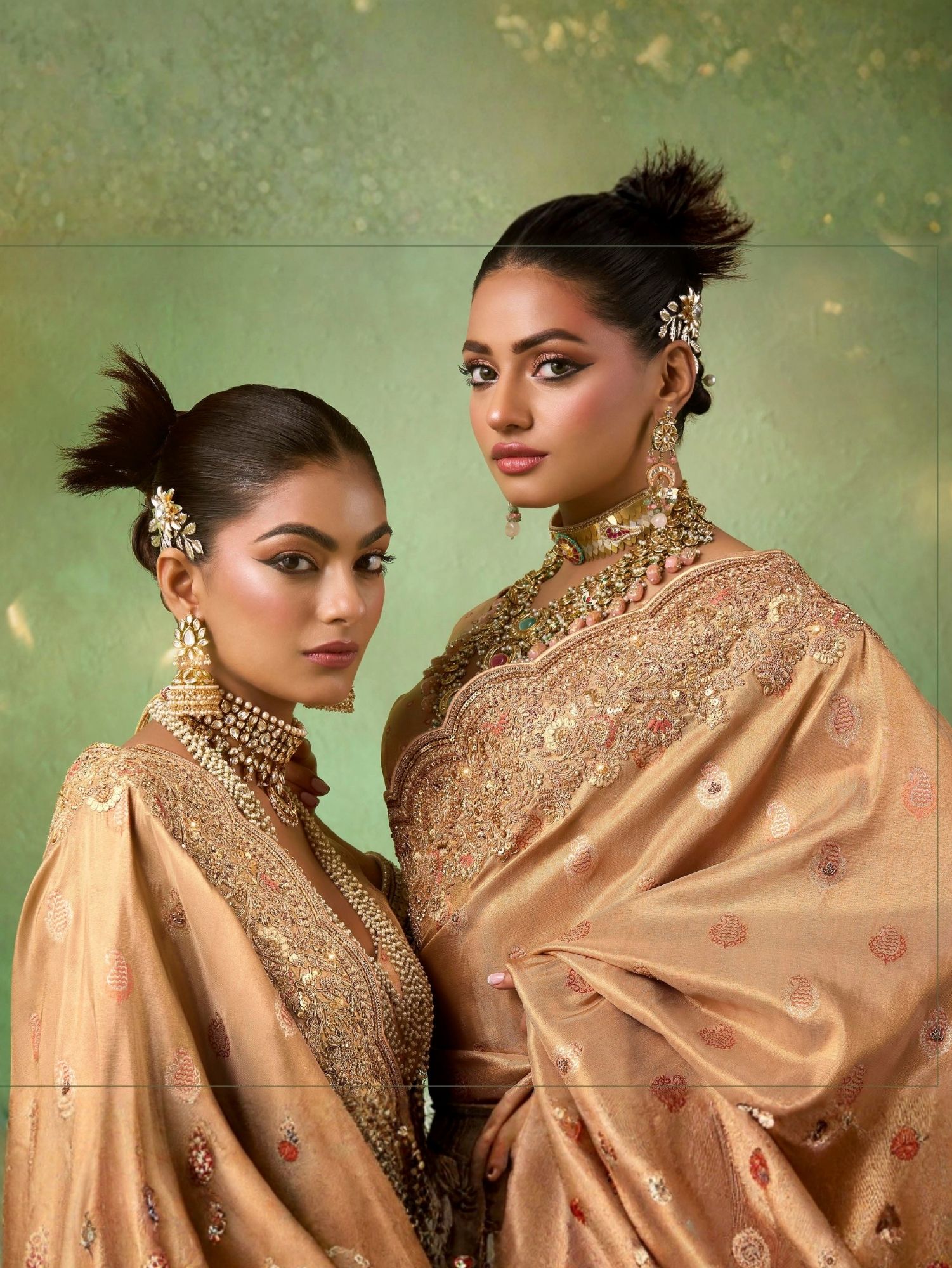 Pure Soft Tissue Saree with Kashmiri Kairi Mango Zari Weaving